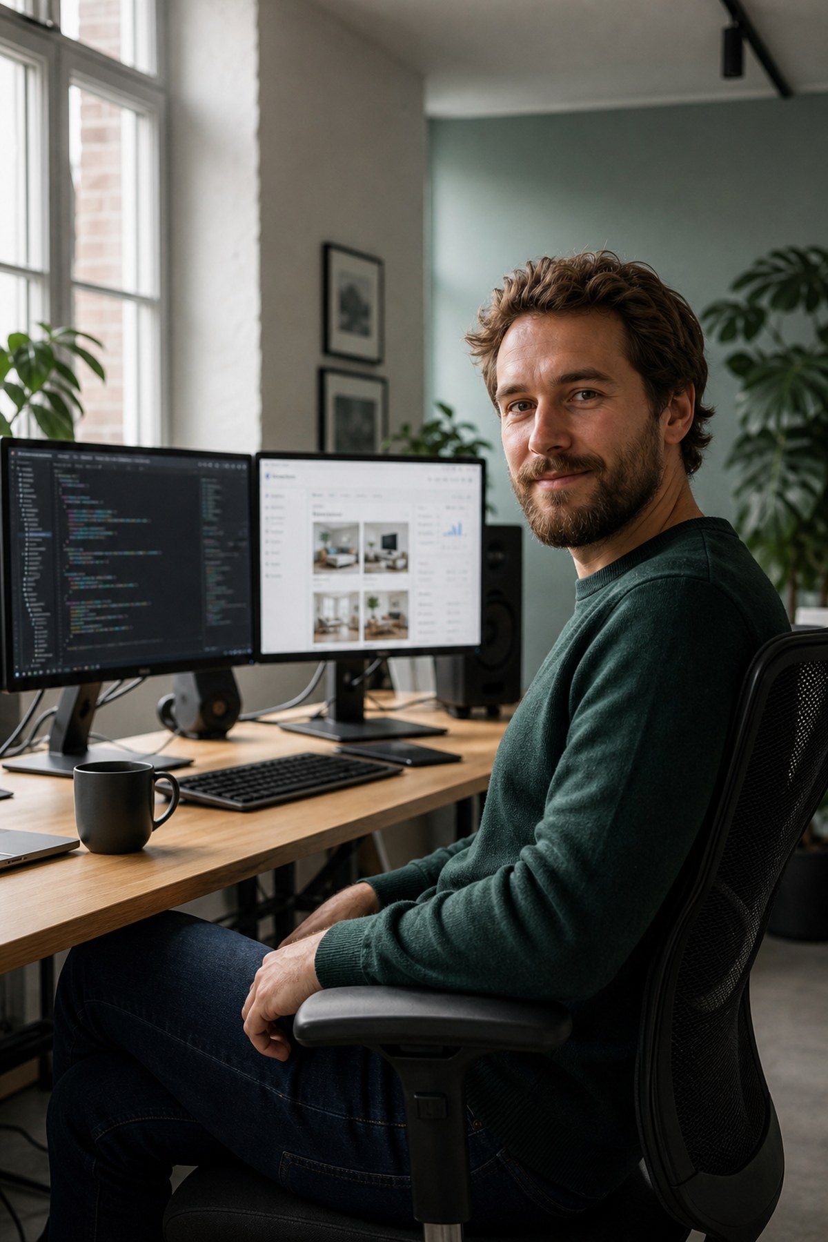 Freelance developer portrait